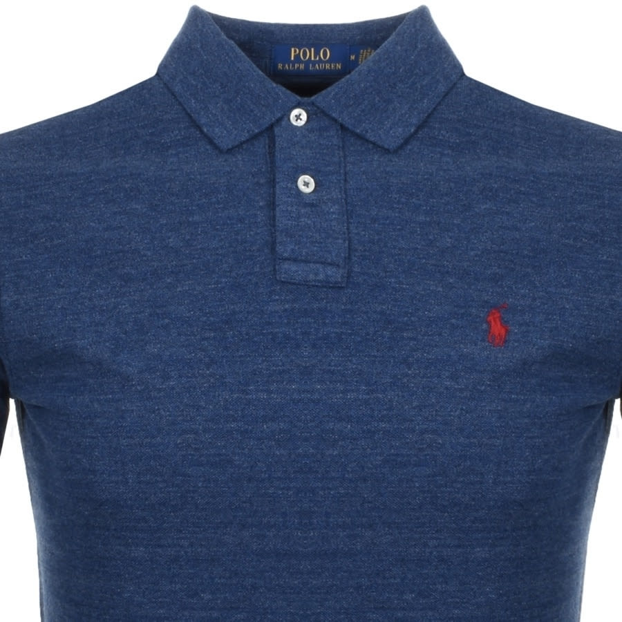 Alternative Image for ProductRalph Lauren Custom Slim Fit Polo T Shirt Blue2